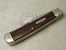 Case XX USA 7 Dot (1993) Wood 7254 SS Trapper Knife Case XX USA 7 Dot (1993) Wood 7254 SS Trapper Knife
