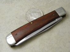 Case XX USA 7 Dot (1993) Wood 7254 SS Trapper Knife Case XX USA 7 Dot (1993) Wood 7254 SS Trapper Knife