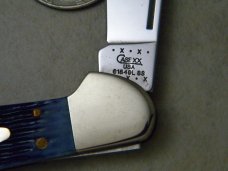 Case XX USA 10 Dot Jigged Bone 61549L SS Copperlock Knife 