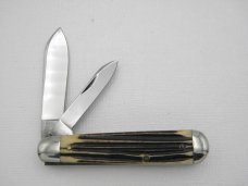 Queen Cutlery #18 heavy jack: 3 5/8” closed, early 1950s, genuine Winterbotton bone handles Queen Cutlery #18 heavy jack: 3 5/8” closed, early 1950s, genuine Winterbotton bone handles