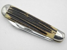 Queen Cutlery #18 heavy jack: 3 5/8” closed, early 1950s, genuine Winterbotton bone handles Queen Cutlery #18 heavy jack: 3 5/8” closed, early 1950s, genuine Winterbotton bone handles