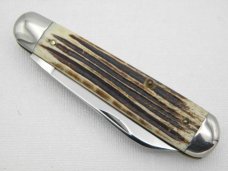 Queen Cutlery #18 heavy jack: 3 5/8” closed, early 1950s, genuine Winterbotton bone handles Queen Cutlery #18 heavy jack: 3 5/8” closed, early 1950s, genuine Winterbotton bone handles