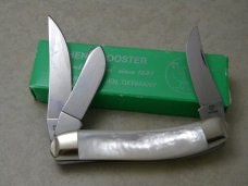 Hen & Rooster Solingen Germany 213-MOP Pearl 160th Anniversary Sowbelly Knife in Box c.2005 Hen & Rooster Solingen Germany 213-MOP Pearl 160th Anniversary Sowbelly Knife in Box c.2005
