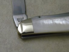 Hen & Rooster Solingen Germany 213-MOP Pearl 160th Anniversary Sowbelly Knife in Box c.2005 Hen & Rooster Solingen Germany 213-MOP Pearl 160th Anniversary Sowbelly Knife in Box c.2005