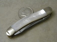 Hen & Rooster Solingen Germany 213-MOP Pearl 160th Anniversary Sowbelly Knife in Box c.2005 Hen & Rooster Solingen Germany 213-MOP Pearl 160th Anniversary Sowbelly Knife in Box c.2005