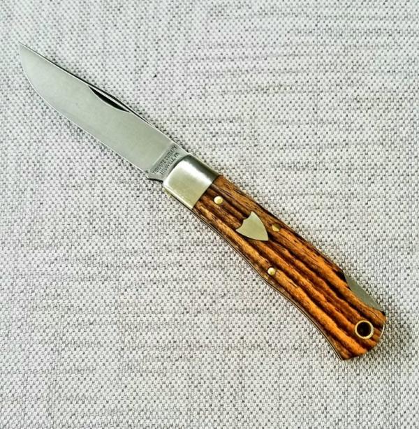 Great Eastern Northfield 831121LB, Tascosa Lockback, Mexican Bocote Wood.3 5/8"..1095..NIT.., 