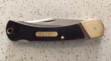 VINTAGE SCHRADE USA 6OT “OLD TIMER” LOCKBACK KNIFE/ GORGEOUS BLADE on THIS KNIFE  
