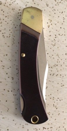 VINTAGE SCHRADE USA 6OT “OLD TIMER” LOCKBACK KNIFE/ GORGEOUS BLADE on THIS KNIFE  