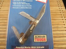 SCHRADE OLD TIMER 34OT MIDDLEMAN VINT. 2004 CARBON STEEL STOCKMAN POCKET KNIFE NEW IN BLISTER PACK SCHRADE OLD TIMER 34OT MIDDLEMAN VINT. 2004 CARBON STEEL STOCKMAN POCKET KNIFE NEW IN BLISTER PACK