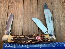 Henckels By Boker Stockman With Premium Stag Solingen Germany Made Henckels By Boker Stockman With Premium Stag Solingen Germany Made