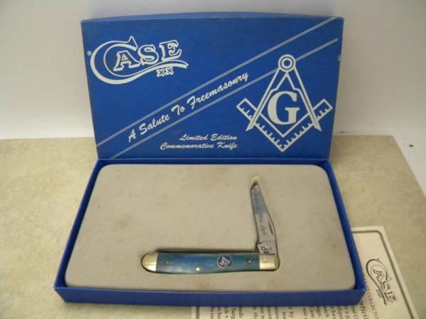 Case XX USA 6 Dot B207 SS Bone Freemason Mini Trapper Knife NIB