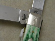 Case XX USA 2010 Emerald Green Bone 6254 Kinfolks Inc. Trapper Knife NIB Case XX USA 2010 Emerald Green Bone 6254 Kinfolks Inc. Trapper Knife NIB