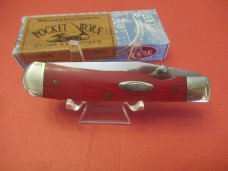 Case XX 2010 Red Micarta TrapperLock  Pattern # 10154L SS