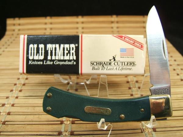 SCHRADE+ OLD TIMER 50TG BRUIN LOCKBACK POCKET KNIFE USA MADE IN ORIGINAL BOX NEVER USED OR CARRIED SCHRADE+ OLD TIMER 50TG BRUIN LOCKBACK POCKET KNIFE USA MADE IN ORIGINAL BOX NEVER USED OR CARRIED