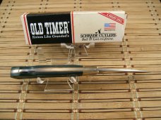 SCHRADE+ OLD TIMER 50TG BRUIN LOCKBACK POCKET KNIFE USA MADE IN ORIGINAL BOX NEVER USED OR CARRIED SCHRADE+ OLD TIMER 50TG BRUIN LOCKBACK POCKET KNIFE USA MADE IN ORIGINAL BOX NEVER USED OR CARRIED