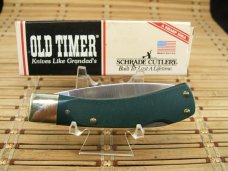 SCHRADE+ OLD TIMER 50TG BRUIN LOCKBACK POCKET KNIFE USA MADE IN ORIGINAL BOX NEVER USED OR CARRIED SCHRADE+ OLD TIMER 50TG BRUIN LOCKBACK POCKET KNIFE USA MADE IN ORIGINAL BOX NEVER USED OR CARRIED