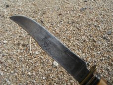  Original Edge Brand Solingen Germany Stag Handle Knife # 457 with sheath. Sharp!!!