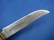  Original Edge Brand Solingen Germany Stag Handle Knife # 457 with sheath. Sharp!!!