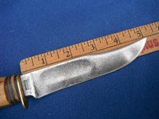  Original Edge Brand Solingen Germany Stag Handle Knife # 457 with sheath. Sharp!!!