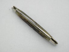 Queen Cutlery #3 Sleeveboard Pen in Winterbottom bone: 3 3/8” closed, early 1950s Queen Cutlery #3 Sleeveboard Pen in Winterbottom bone: 3 3/8” closed, early 1950s