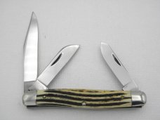 Queen Cutlery #9 Stockmen: 4” closed, 1961 - 1971, genuine Winterbottom bone handles Queen Cutlery #9 Stockmen: 4” closed, 1961 - 1971, genuine Winterbottom bone handles