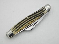 Queen Cutlery #9 Stockmen: 4” closed, 1961 - 1971, genuine Winterbottom bone handles Queen Cutlery #9 Stockmen: 4” closed, 1961 - 1971, genuine Winterbottom bone handles
