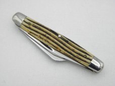 Queen Cutlery #9 Stockmen: 4” closed, 1961 - 1971, genuine Winterbottom bone handles Queen Cutlery #9 Stockmen: 4” closed, 1961 - 1971, genuine Winterbottom bone handles