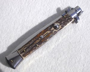 NEW FRANK BELTRAME 11" GENUINE STAG ITALIAN STILETTO