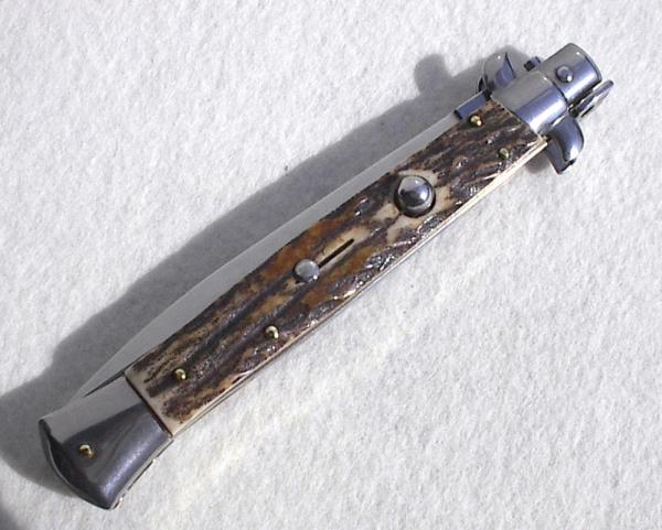 NEW FRANK BELTRAME 11" GENUINE STAG ITALIAN STILETTO