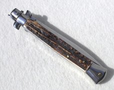 NEW FRANK BELTRAME 11" GENUINE STAG ITALIAN STILETTO
