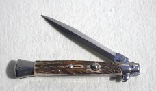 NEW FRANK BELTRAME 11" GENUINE STAG ITALIAN STILETTO