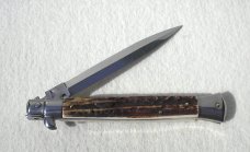 NEW FRANK BELTRAME 11" GENUINE STAG ITALIAN STILETTO