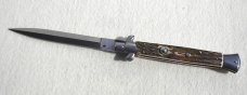 NEW FRANK BELTRAME 11" GENUINE STAG ITALIAN STILETTO
