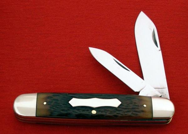 CATTARAUGUS CUTLERY CO LITTLE VALLEY NY 22919 Genuine Bone BIG CIGAR JACK Knife 1886/1963 CATTARAUGUS CUTLERY CO LITTLE VALLEY NY 22919 Genuine Bone BIG CIGAR JACK Knife 1886/1963