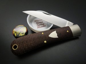 Great Eastern Cutlery #47 Viper Brown Burlap Micarta GEC Tidioute 470120