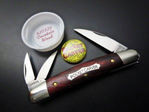 Great Eastern Cutlery #62 Tidioute Pocket Carver Cocobolo GEC 620320