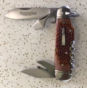 VINTAGE REMINGTON R3843 1996 TRAILHAND BULLET KNIFE/NOS/VERY SWEET PIECE & MINT 