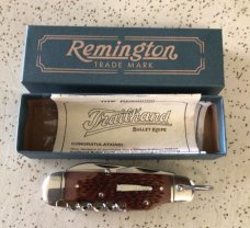 VINTAGE REMINGTON R3843 1996 TRAILHAND BULLET KNIFE/NOS/VERY SWEET PIECE & MINT VINTAGE REMINGTON R3843 1996 TRAILHAND BULLET KNIFE/NOS/VERY SWEET PIECE & MINT