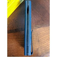 Buck 847 Vantage Force Pro Folding Knife 3.25" S30V Combo Blade, Black/Blue G10