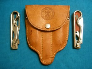 VINTAGE GEO SCHRADE BSA BOY SCOUT KNIFE FORK SET SHEATH CAMPING SURVIVAL KNIFE KNIVES OLD