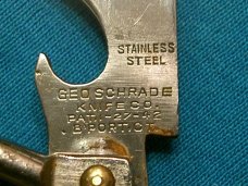 VINTAGE GEO SCHRADE BSA BOY SCOUT KNIFE FORK SET SHEATH CAMPING SURVIVAL KNIFE KNIVES OLD VINTAGE GEO SCHRADE BSA BOY SCOUT KNIFE FORK SET SHEATH CAMPING SURVIVAL KNIFE KNIVES OLD