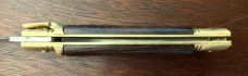 Vintage Italian Knife, Cocobolo Wood Handle, Unused 
