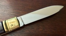Vintage Italian Knife, Cocobolo Wood Handle, Unused 