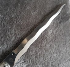 13" Kris Stiletto Italy Horn Scales Mint/NOS!