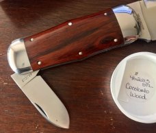 Great Eastern Cutlery Tidioute #462213STL Whaler, Cocobolo Wood Handle, New (GEC 46) Great Eastern Cutlery Tidioute #462213STL Whaler, Cocobolo Wood Handle, New (GEC 46)