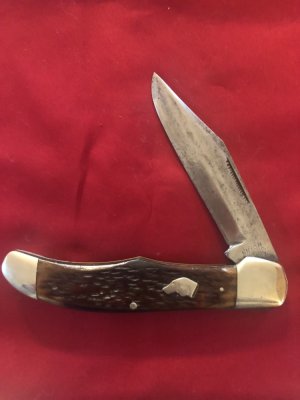 Vintage Kabar/Union Cut Dogshead folding hunter