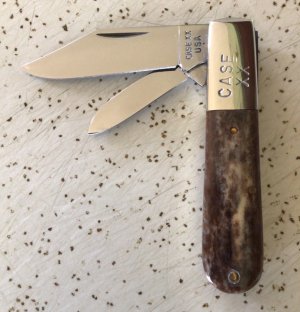 VINTAGE BONE CASE XX A62009 1/2 1979 “APPALOOSA “ BARLOW POCKET KNIFE/FLAT OUT “GORGEOUS” KNIFE