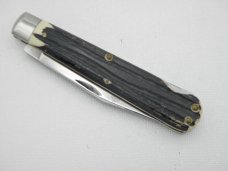 Queen Cutlery #36 Lock Back Hunter Winterbottom bone: 4 1/2” closed, circa 1961 Queen Cutlery #36 Lock Back Hunter Winterbottom bone: 4 1/2” closed, circa 1961