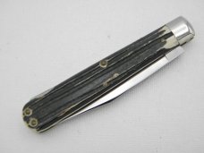 Queen Cutlery #36 Lock Back Hunter Winterbottom bone: 4 1/2” closed, circa 1961 Queen Cutlery #36 Lock Back Hunter Winterbottom bone: 4 1/2” closed, circa 1961