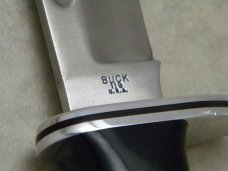 Buck 119 USA Black Buck Special Fixed Blade Hunting Sheath Knife in Box 1973